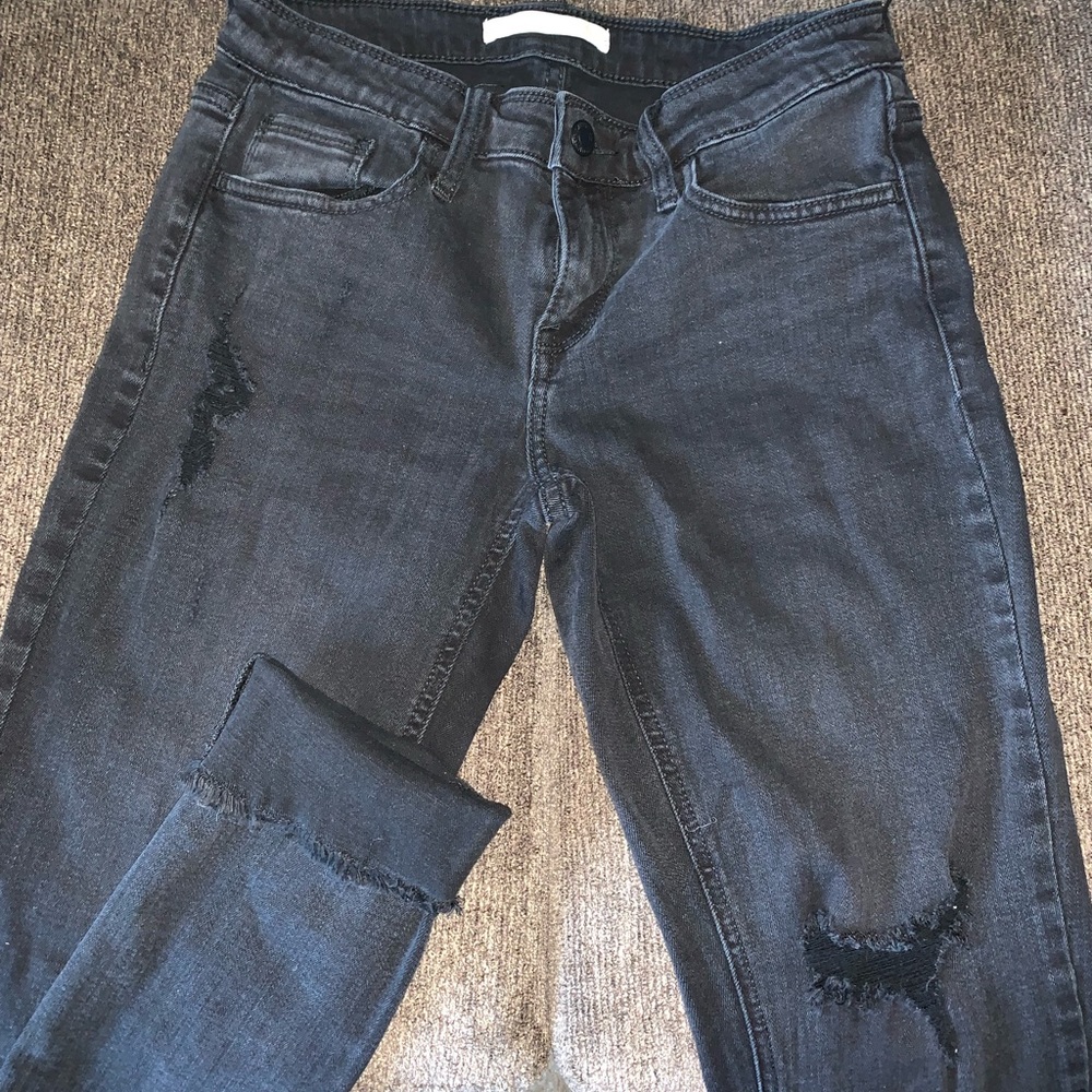 Black Daytrip Lynx Ankle Skinny Jeans